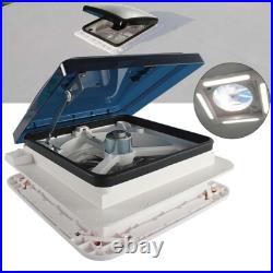 12V Roof Vent Fan Camper Van Motorhome RV Caravan Skylight Vent with LED Light 12V Roof Vent Fan Camper Van Motorhome RV Caravan Skylight Vent with LED Light