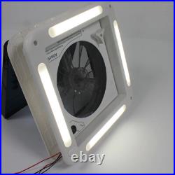 12V Roof Vent Fan Camper Van Motorhome RV Caravan Skylight Vent with LED Light 12V Roof Vent Fan Camper Van Motorhome RV Caravan Skylight Vent with LED Light
