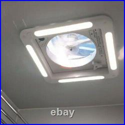 12V Roof Vent Fan Camper Van Motorhome RV Caravan Skylight Vent with LED Light