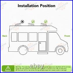 12V Roof Vent Fan Camper Van Motorhome RV Caravan Skylight Vent with LED Light