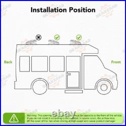 12V Roof Vent Fan Camper Van Motorhome RV Caravan Skylight Vent with LED Light 12V Roof Vent Fan Camper Van Motorhome RV Caravan Skylight Vent with LED Light