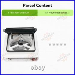 12V Roof Vent Fan Camper Van Motorhome RV Caravan Skylight Vent with LED Light 12V Roof Vent Fan Camper Van Motorhome RV Caravan Skylight Vent with LED Light