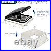 14 10 Speed Roof Vent Fan Camper Van Motorhome Caravan Skylight Vent LED Light 14 10 Speed Roof Vent Fan Camper Van Motorhome Caravan Skylight Vent LED Light