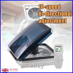 14 RV Roof Vent Fan 12V 10 Speeds Remote Control Camper Van Motorhome Caravan
