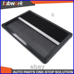 145cm×55cm Black Motorhome Blind Flyscreen Caravan Camper Van Conversion RV