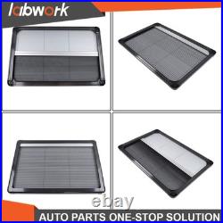 145cm×55cm Black Motorhome Blind Flyscreen Caravan Camper Van Conversion RV