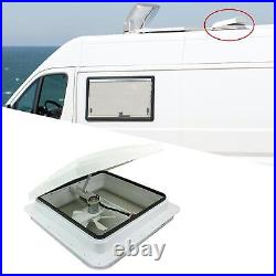 14inch RV Roof Vent Fan Leakproof with Lid for RV Motorhome Camper Van