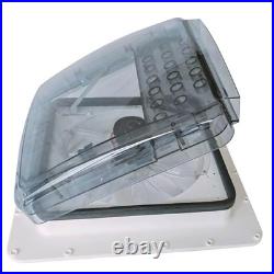 15.7 Roof Vent Fan Camper Van Motorhome Caravan Skylight Rain Sensor 40x40cm