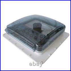 15.7 Roof Vent Fan Camper Van Motorhome Caravan Skylight Rain Sensor 40x40cm
