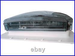 15.7 Roof Vent Fan Camper Van Motorhome Caravan Skylight Rain Sensor 40x40cm