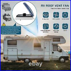 15.75 RV Caravan Roof Vent Skylight 12V 10speeds Camper Van Motorhome+Remote