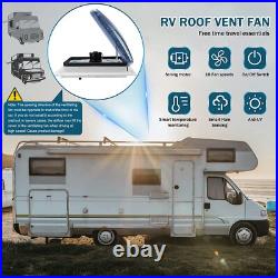 15.75 RV Roof Vent Fan 12V 10 Speeds Rain Sensor Camper Van Motorhome Caravan 15.75 RV Roof Vent Fan 12V 10 Speeds Rain Sensor Camper Van Motorhome Caravan