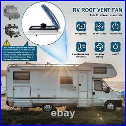 15.75 RV Roof Vent Fan 12V 10 Speeds Rain Sensor Camper Van Motorhome Caravan