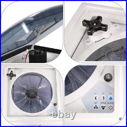 15.75 RV Roof Vent Fan 12V 10 Speeds Rain Sensor Camper Van Motorhome Caravan 15.75 RV Roof Vent Fan 12V 10 Speeds Rain Sensor Camper Van Motorhome Caravan