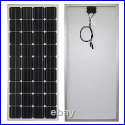 150Watt Solar kit with Single MPPT regulator for MOTORHOME or CAMPER VAN Black