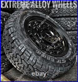 16 Black AT Alloy Wheels Fits Motorhome Camper Van 5x130 + All Terrain Tyres