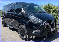 16 Black AT Alloy Wheels Fits Motorhome Camper Van 5x130 + All Terrain Tyres