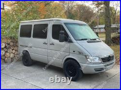 16 Black AT Alloy Wheels Fits Motorhome Camper Van 5x130 + All Terrain Tyres