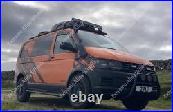 16 Black AT Alloy Wheels Fits Motorhome Camper Van 5x130 + All Terrain Tyres