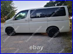 16 Black AT Alloy Wheels Fits Motorhome Camper Van 5x130 + All Terrain Tyres