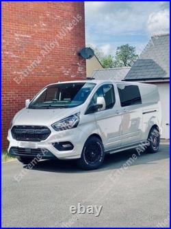 16 Black AT Alloy Wheels Fits Motorhome Camper Van 5x130 + All Terrain Tyres