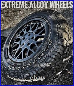 16 Black AT4 Alloy Wheels Motorhome Camper Van 5x118 + All Terrain Tyres