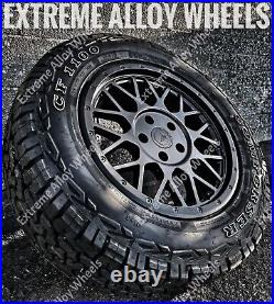 16 Black AT4 Alloy Wheels Motorhome Camper Van 5x118 + All Terrain Tyres