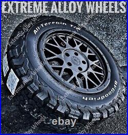 16 Black AT4 Alloy Wheels Motorhome Camper Van 5x118 + BF Goodrich All Terrain