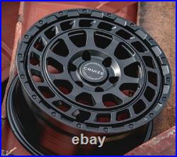 16 Black Swamper Alloy Wheels For Motorhome Camper Van 5x130 Wheels Only