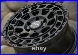 16 Black Swamper Alloy Wheels For Motorhome Camper Van 5x130 Wheels Only