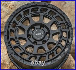 16 Black Swamper Alloy Wheels For Motorhome Camper Van 5x130 Wheels Only