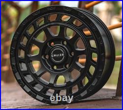 16 Black Swamper Alloy Wheels For Motorhome Camper Van 5x130 Wheels Only