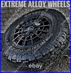 16 Black T Sport Alloy Wheels Motorhome Camper Van 5x118 + All Terrain Tyres 16 Black T Sport Alloy Wheels Motorhome Camper Van 5x118 + All Terrain Tyres