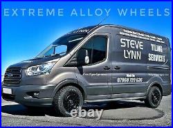 16 Swamper Alloy Wheels For Motorhome Camper Van 5x118 + All Terrain Tyres