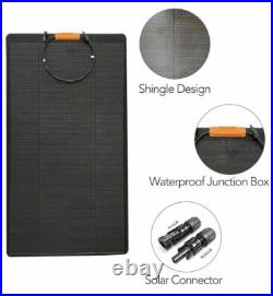 160w SOLAR PANEL LCD controller semi flexible MOTORHOME CARAVAN CAMPER VAN 160w