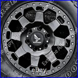 17 Black AT5 Alloy Wheels For Motorhome Camper Van 5x130 Wheels Only