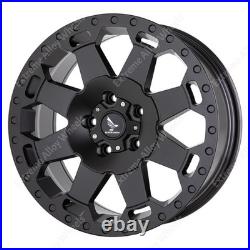 17 Black AT5 Alloy Wheels For Motorhome Camper Van 5x130 Wheels Only
