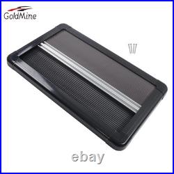 1x Black Motorhome Blind Flyscreen Caravan Camper Van Conversion RV 120cm50cm