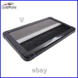 1x Black Motorhome Blind Flyscreen Caravan Camper Van Conversion RV 120cm50cm