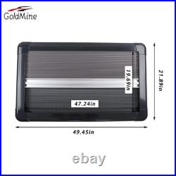 1x Black Motorhome Blind Flyscreen Caravan Camper Van Conversion RV 120cm50cm