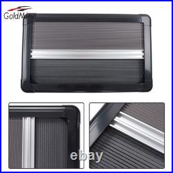1x Black Motorhome Blind Flyscreen Caravan Camper Van Conversion RV 120cm50cm
