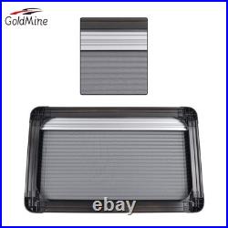 1x Black Motorhome Blind Flyscreen Caravan Camper Van Conversion RV 120cm50cm