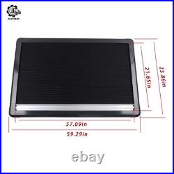 1x Blind Flyscreen 145cm×55cm Motorhome Caravan Camper Van Conversion RV Black