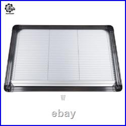 1x Blind Flyscreen 145cm×55cm Motorhome Caravan Camper Van Conversion RV Black