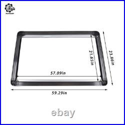 1x Blind Flyscreen 145cm×55cm Motorhome Caravan Camper Van Conversion RV Black