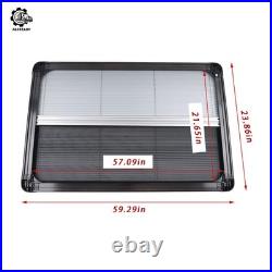 1x Blind Flyscreen 145cm×55cm Motorhome Caravan Camper Van Conversion RV Black