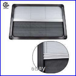 1x Blind Flyscreen 145cm×55cm Motorhome Caravan Camper Van Conversion RV Black