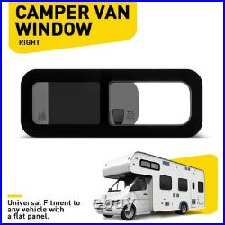 1x Camper Van Motorhome Side Sliding Opening Windows Conversion Caravan RV Right