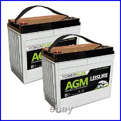 2 x AGM L160 160ah Deep Cycle 12v Motorhome Camper Van Leisure Batteries Battery 2 x AGM L160 160ah Deep Cycle 12v Motorhome Camper Van Leisure Batteries Battery