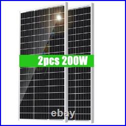 200W 400W Solar Panel 12V Off Grid with Brackets for Motorhomes Camper Van